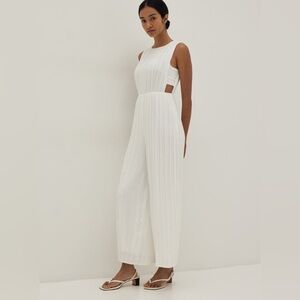 NWT Journee Pleated Jumpsuit size XS